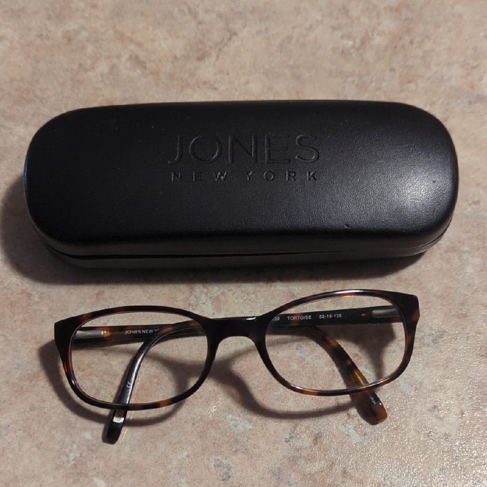 Jones New York Tortoise Prescription Glasses with Case J729